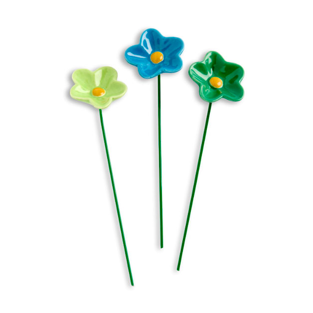 Demdaco Set of 3 Ceramic Giftable Flowers - Hope-DEMDACO-Little Giant Kidz
