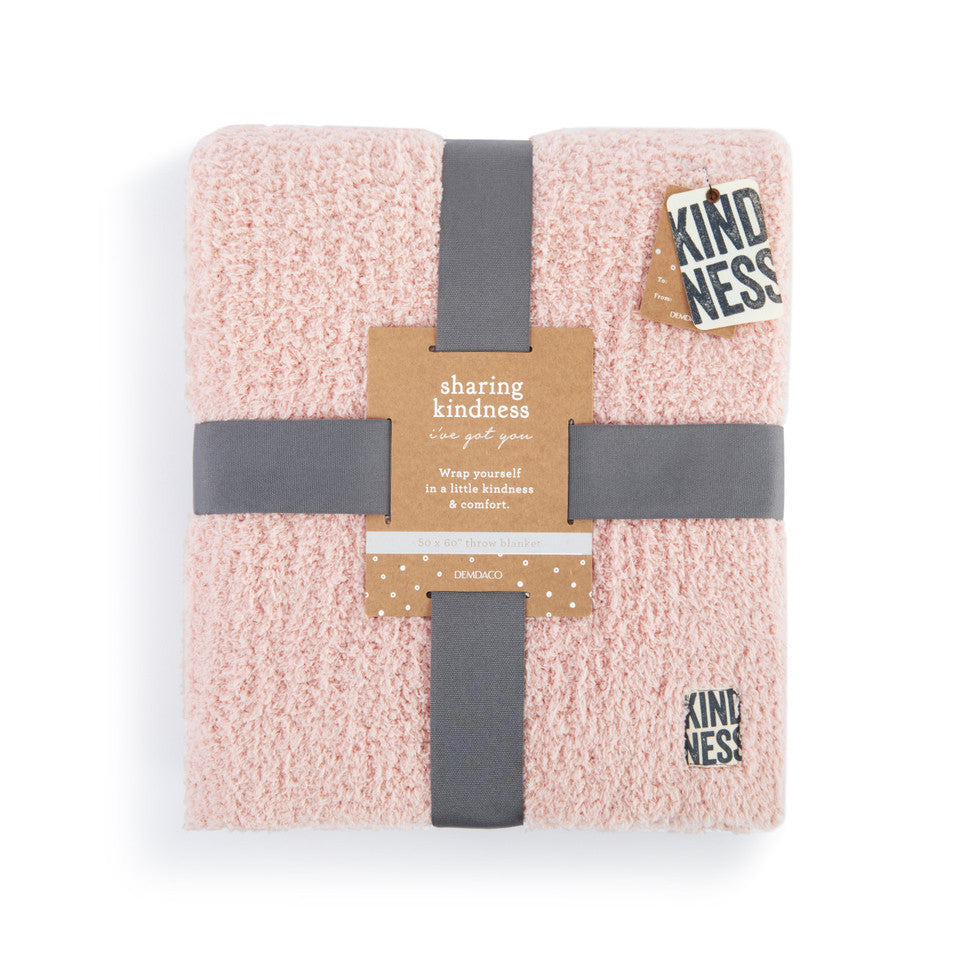 Demdaco Sharing Kindness Collection Throw Blanket - Rose Cloud-DEMDACO-Little Giant Kidz
