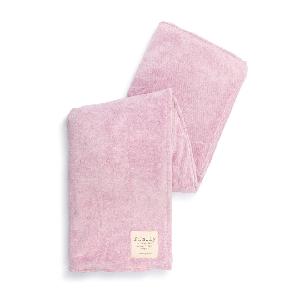 Demdaco Together Time Family Mega Blanket Pink
