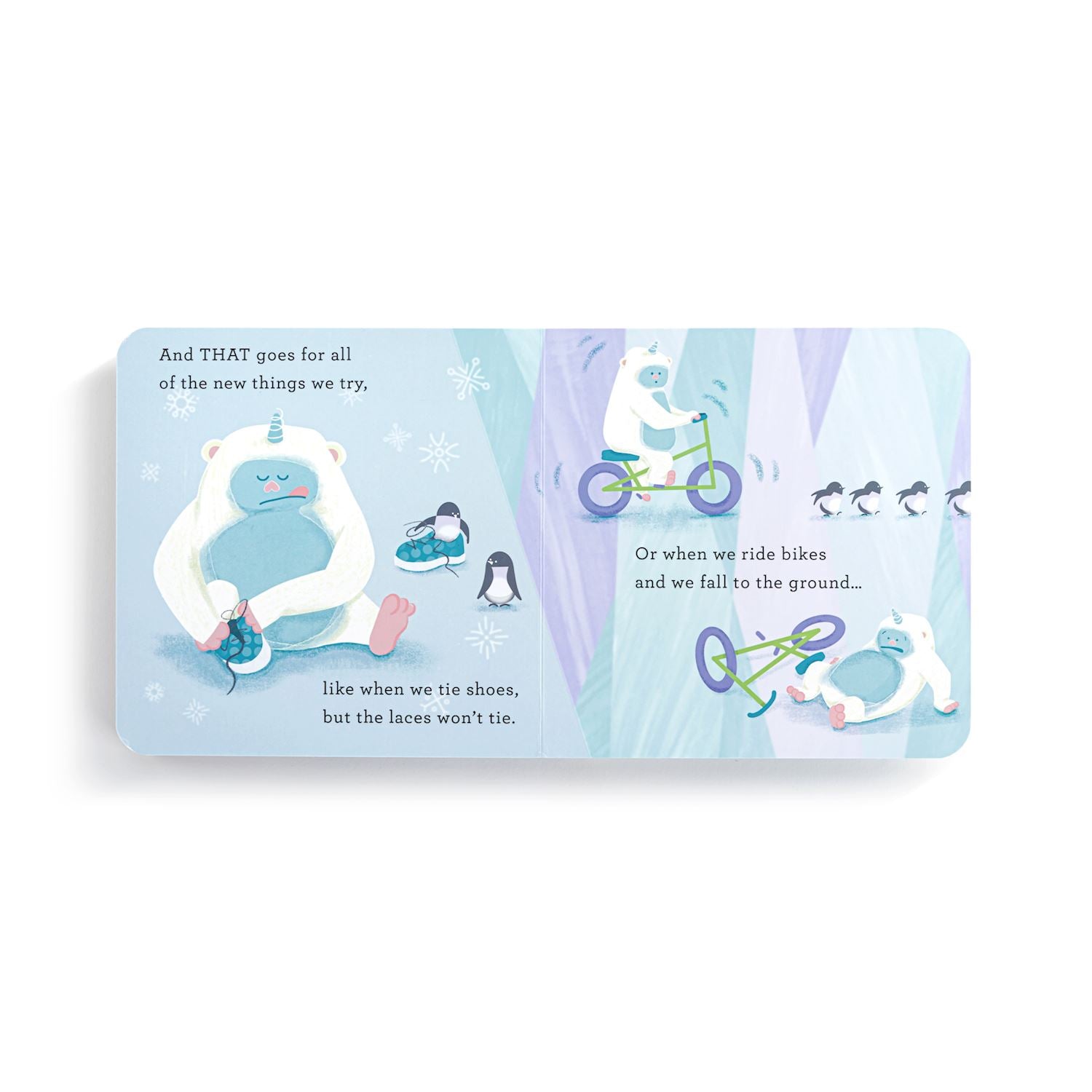 Demdaco Yet the Yeti Board Book - 6in-DEMDACO-Little Giant Kidz