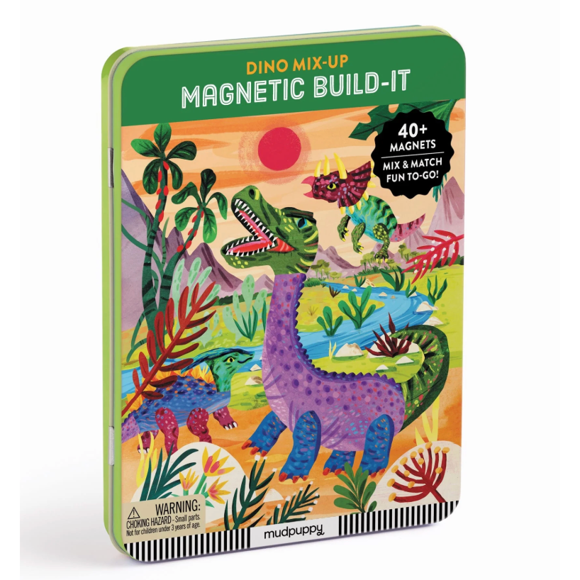 Dino Mix-Up - Magnetic Build-it-MUDPUPPY-Little Giant Kidz