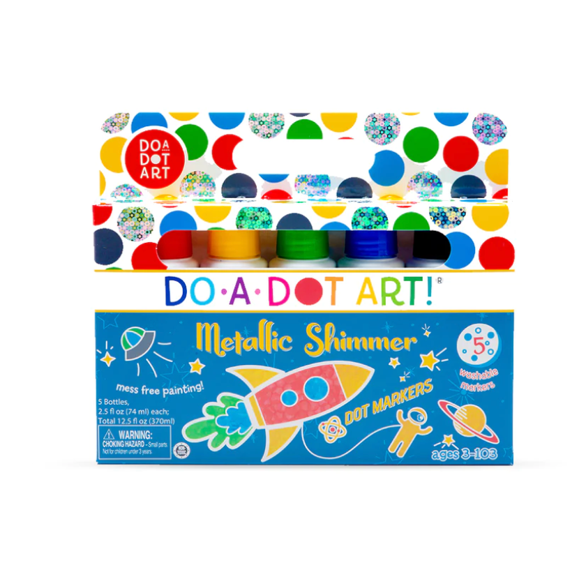 Do-A-Dot Art Washable Dot Markers - Metallic Shimmer - 5 Count-Do-A-Dot Art-Little Giant Kidz