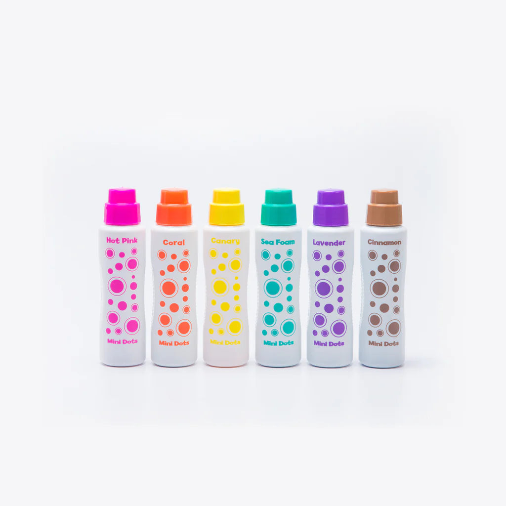 Do-A-Dot Art Washable Dot Markers - Mini Island Pastels - 6 Count-Do-A-Dot Art-Little Giant Kidz