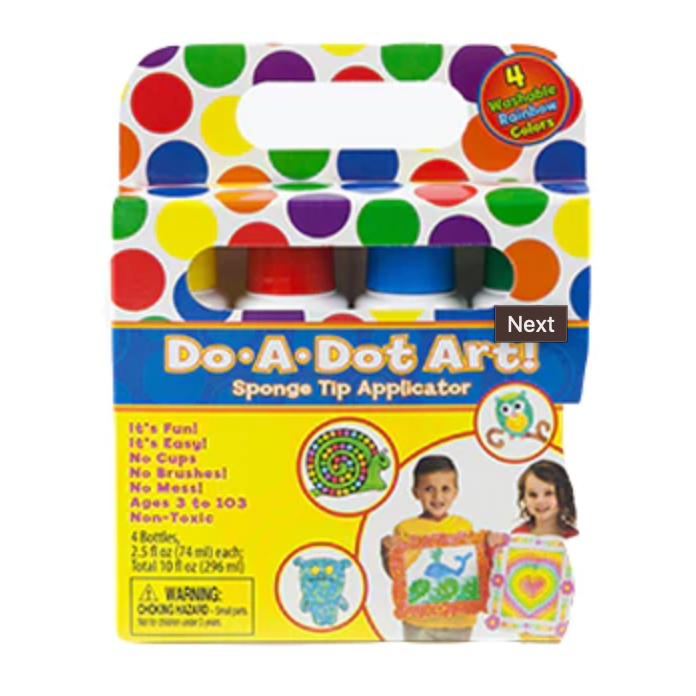 Do-A-Dot Art Washable Dot Markers - Rainbow - 4 Count-Do-A-Dot Art-Little Giant Kidz