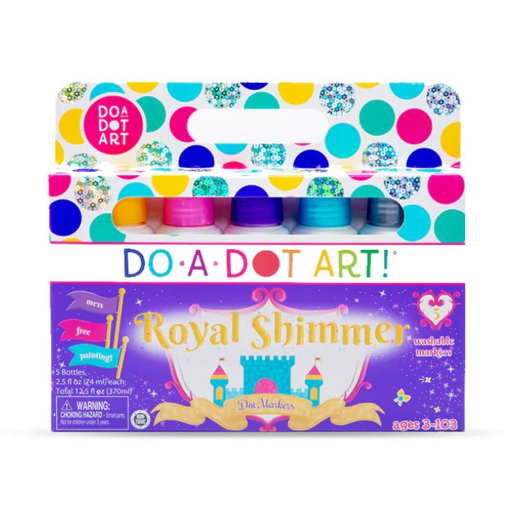 Do-A-Dot Art Washable Dot Markers - Royal Shimmer - 5 Count-Do-A-Dot Art-Little Giant Kidz