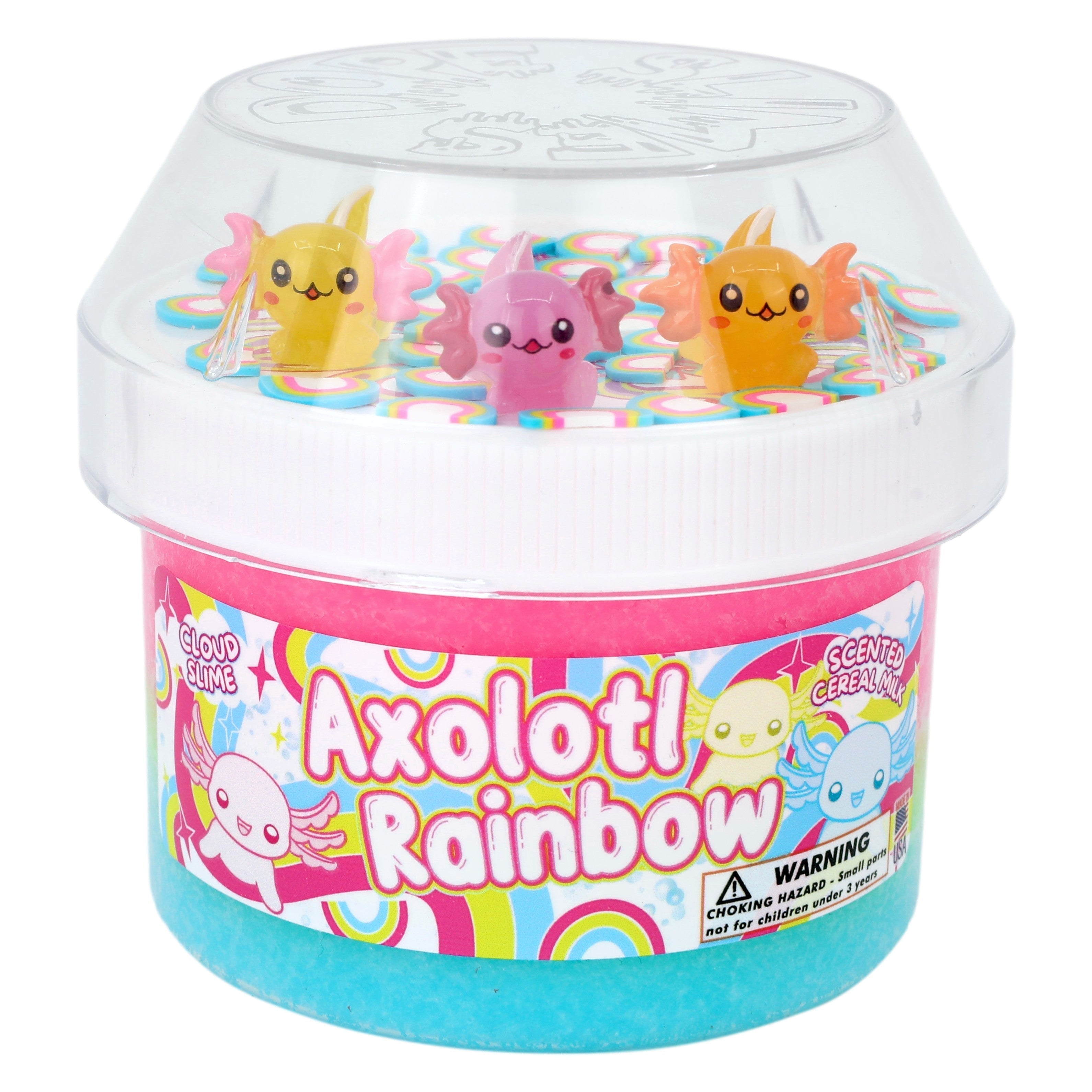 Dope Slimes Axolotl Rainbow Slime-Dope Slimes-Little Giant Kidz
