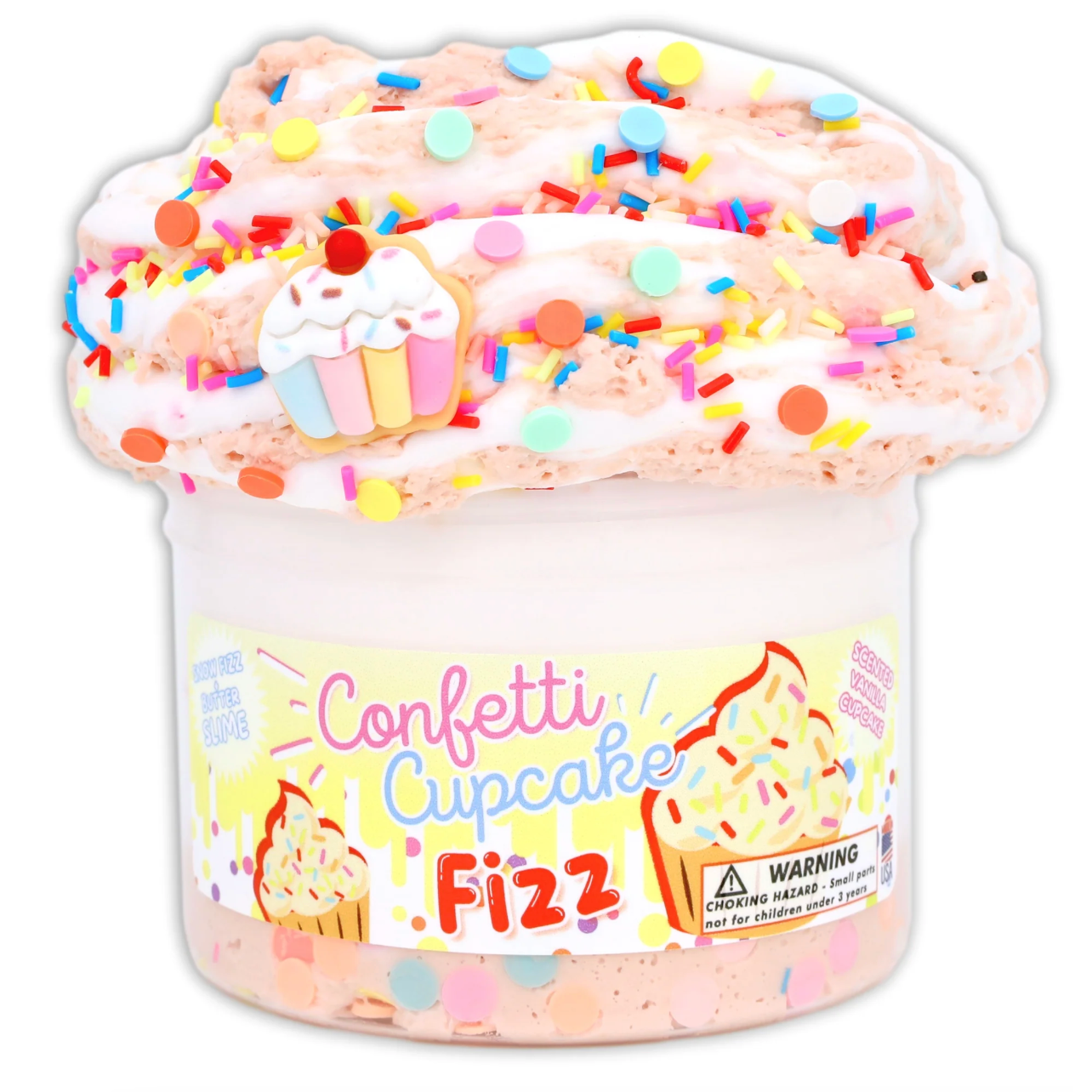 Dope Slimes Confetti Cupcake Fizz Slime-Dope Slimes-Little Giant Kidz