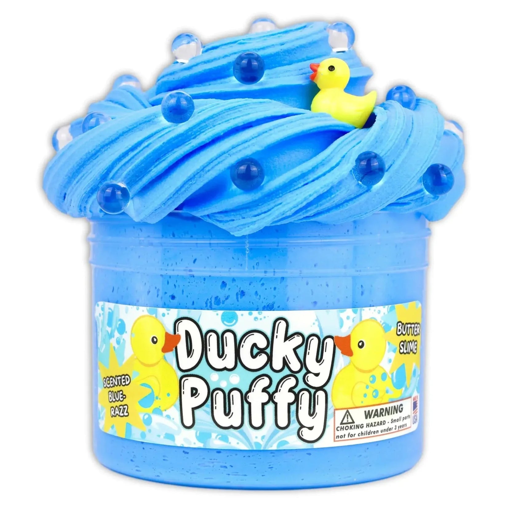 Dope Slimes Ducky Puffy Blue Raspberry Scented Butter Slime-Dope Slimes-Little Giant Kidz