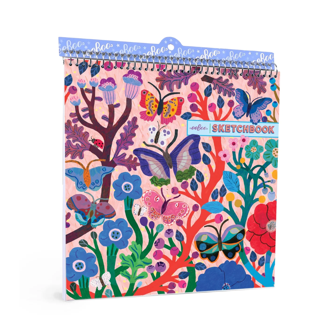 EEBOO Butterflies Square Sketchbook-EEBOO-Little Giant Kidz