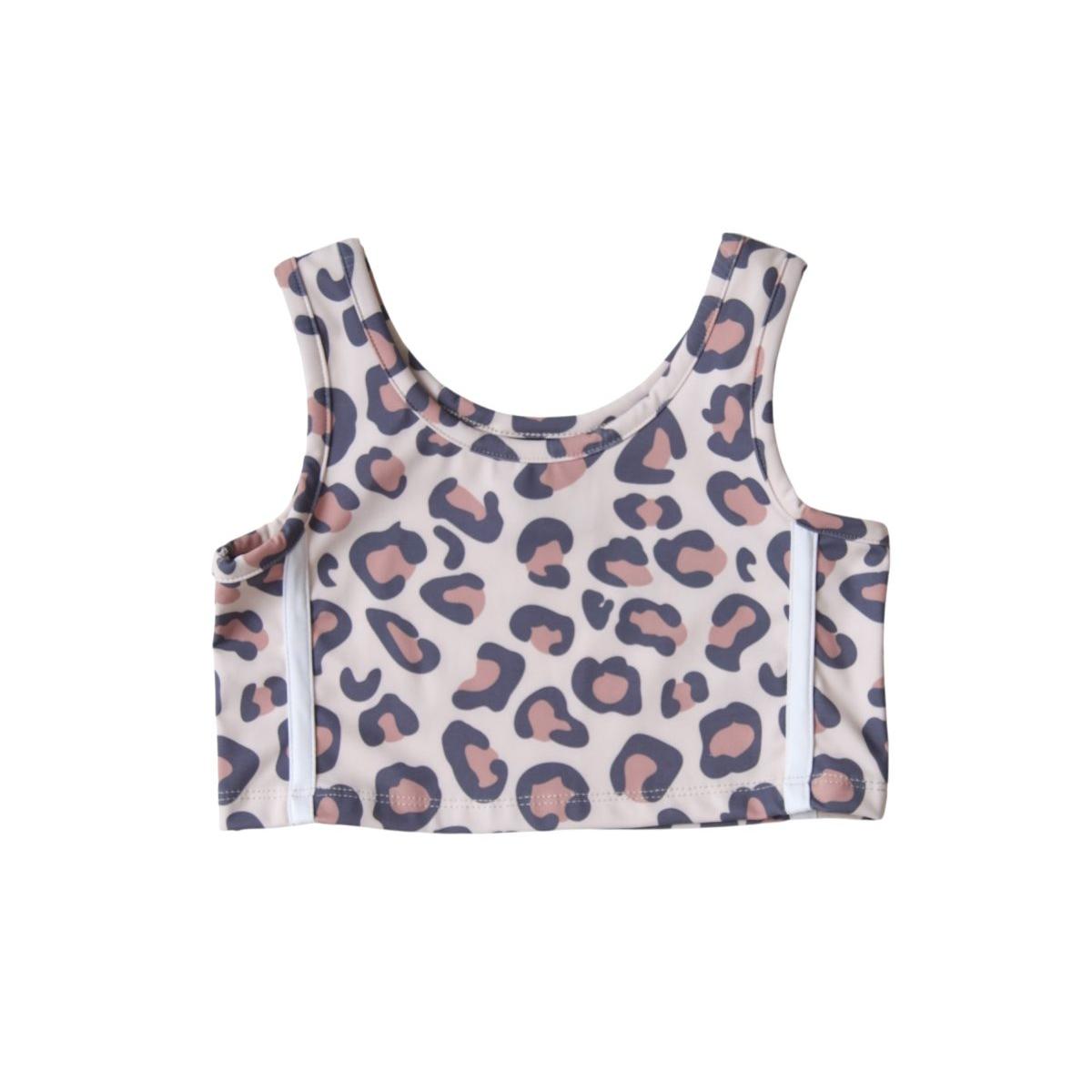 EMMA JEAN KIDS Saylor Athletic Tank- Leopard-EMMA JEAN KIDS-Little Giant Kidz