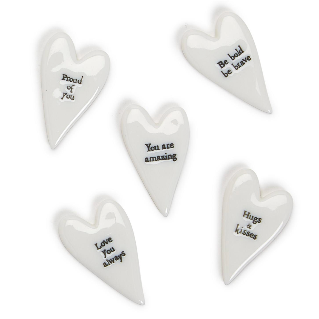 East of India - Heart Pebble - Assorted-CUPCAKES & CARTWHEELS-Little Giant Kidz