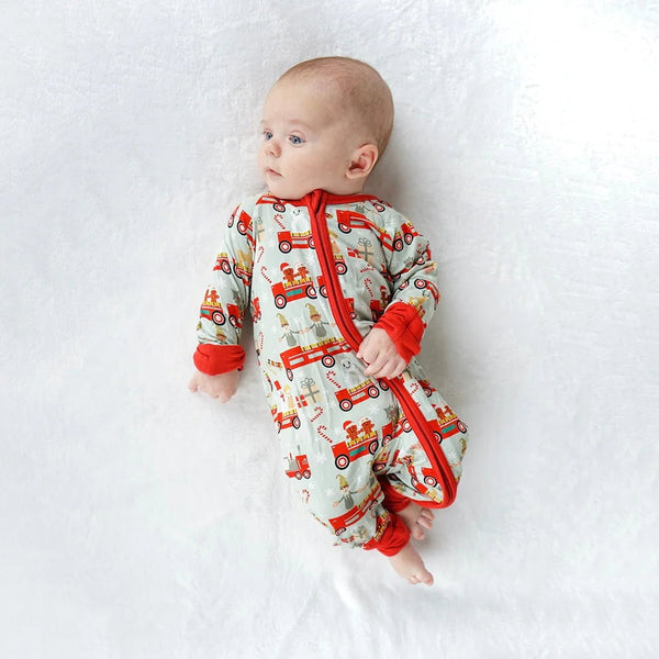 Emerson & Friends Christmas Train Bamboo Baby Pajama-Emerson and Friends-Little Giant Kidz