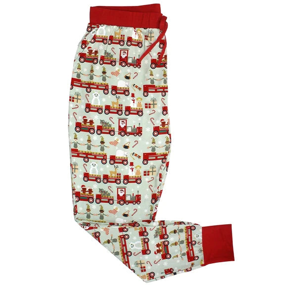 Emerson & Friends Christmas Train Bamboo Relaxed Lounge Pajama Pants-Emerson and Friends-Little Giant Kidz