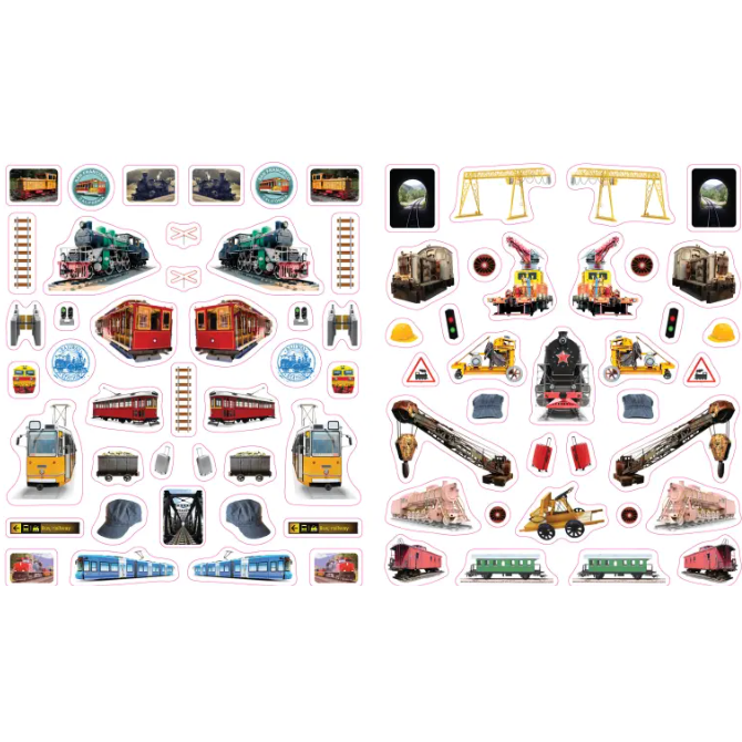 Eyelike Stickers: Trains- Paperback-HACHETTE BOOK GROUP USA-Little Giant Kidz