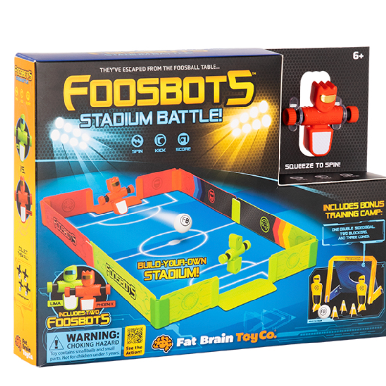 Fat Brain Foosbots Stadium Battle Set-FATBRAIN-Little Giant Kidz
