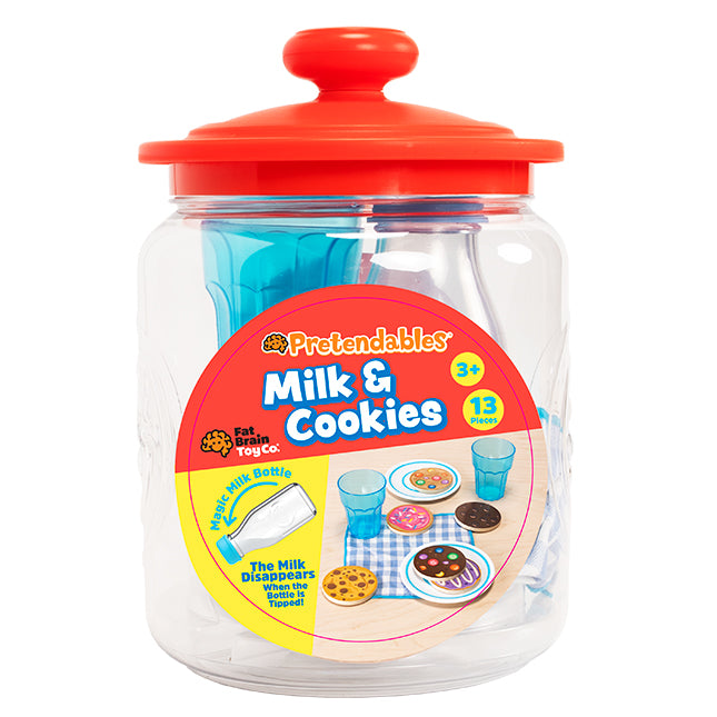 Fat Brain Pretendables Milk and Cookies Set-FATBRAIN-Little Giant Kidz