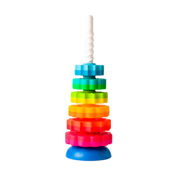 Fat Brain SpinAgain - Stacking Toy with a Spin-FATBRAIN-Little Giant Kidz