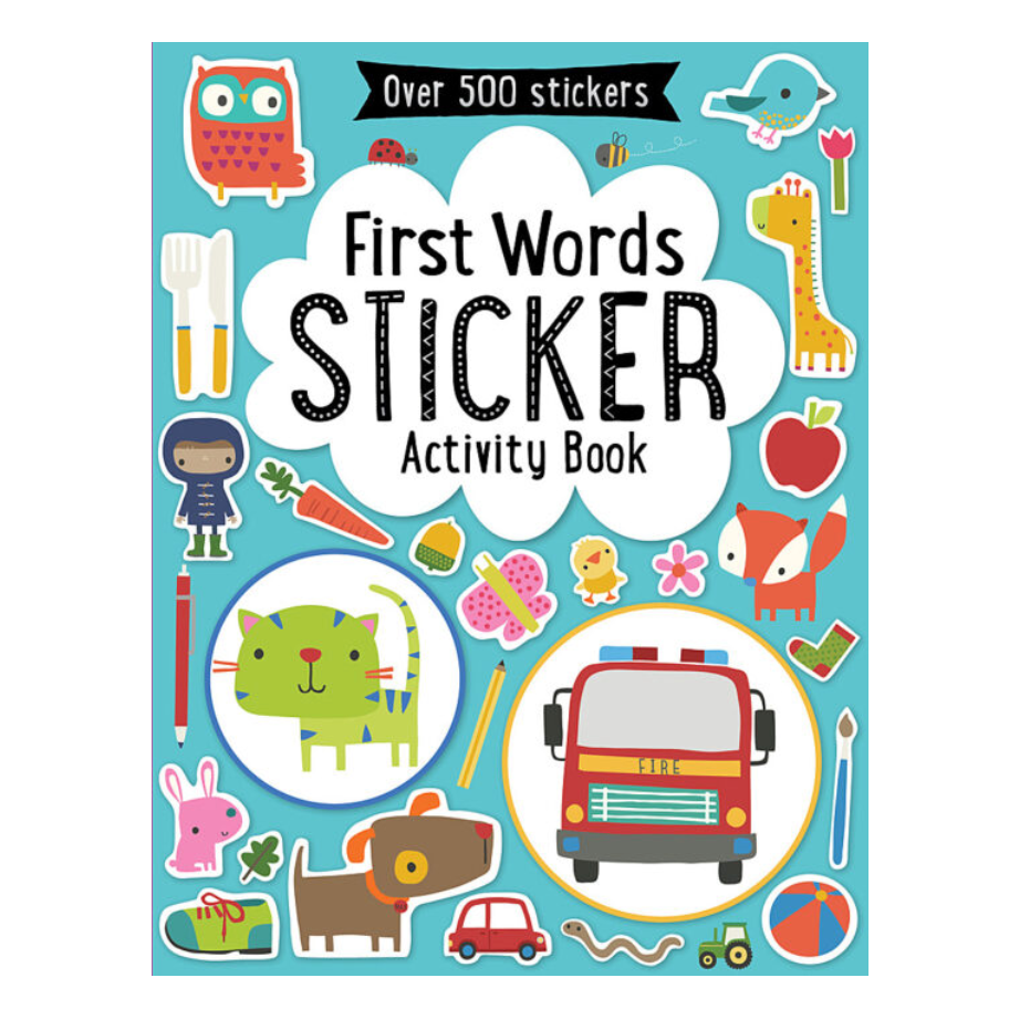 First Words Sticker Activity Book-Make Believe Ideas-Little Giant Kidz