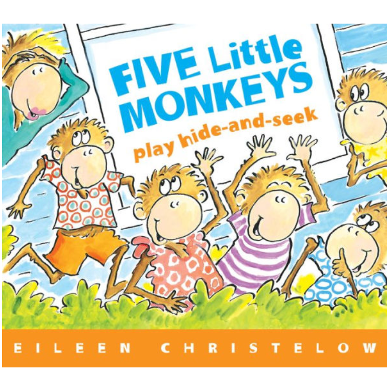 Five Little Monkeys Play Hide and Seek Board Book-HARPER COLLINS PUBLISHERS-Little Giant Kidz