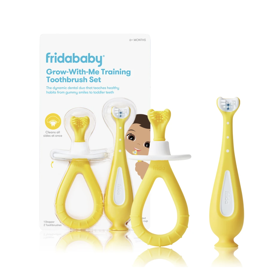 FridaBaby Grow-With-Me Training Toothbrush Set-FRIDA-Little Giant Kidz