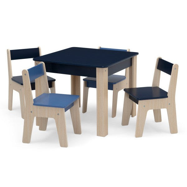 GapKids by Delta Children Table And 4 Chair Set - Gap Navy-DELTA-Little Giant Kidz