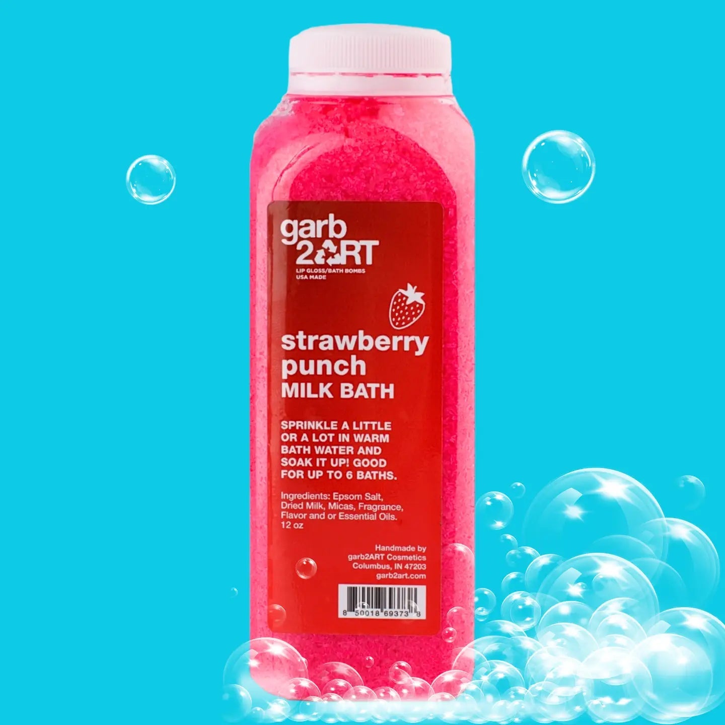 Garb2Art Milk Bath - Strawberry Punch-Garb2Art-Little Giant Kidz