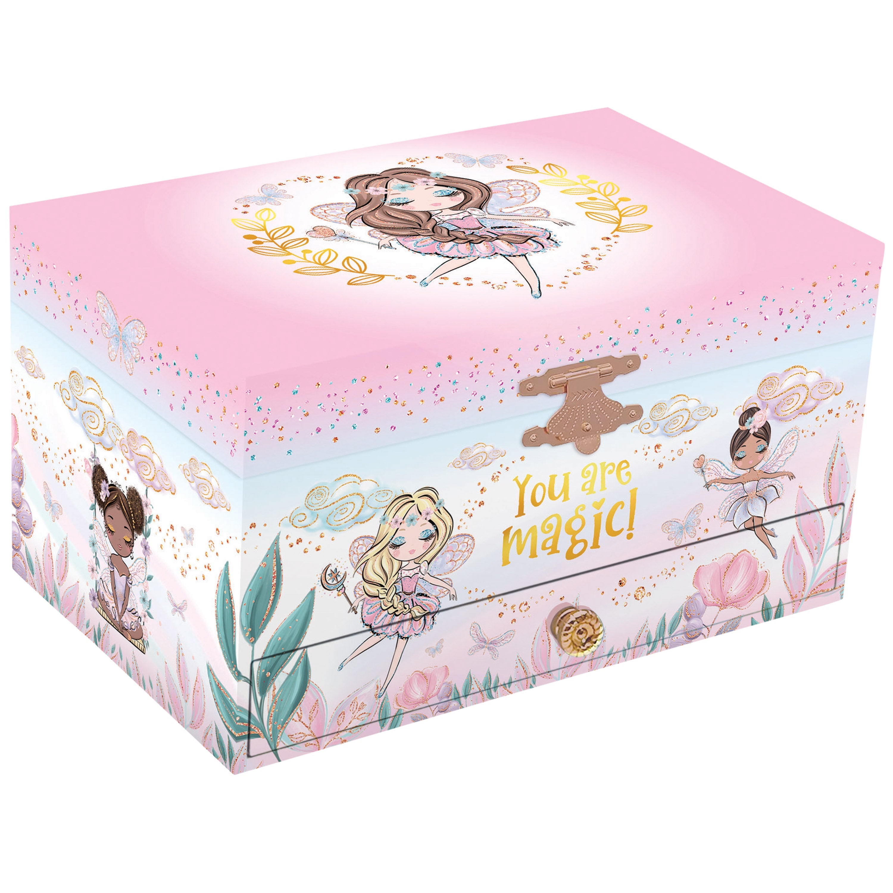 Giggle & Honey Fairy Musical Jewelry Box Deluxe-U.S. TOY-Little Giant Kidz