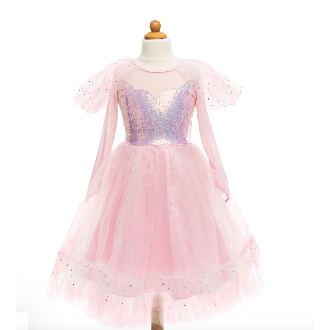 Great Pretender Elegant in Pink Dress, Size 3-4-Great Pretenders-Little Giant Kidz
