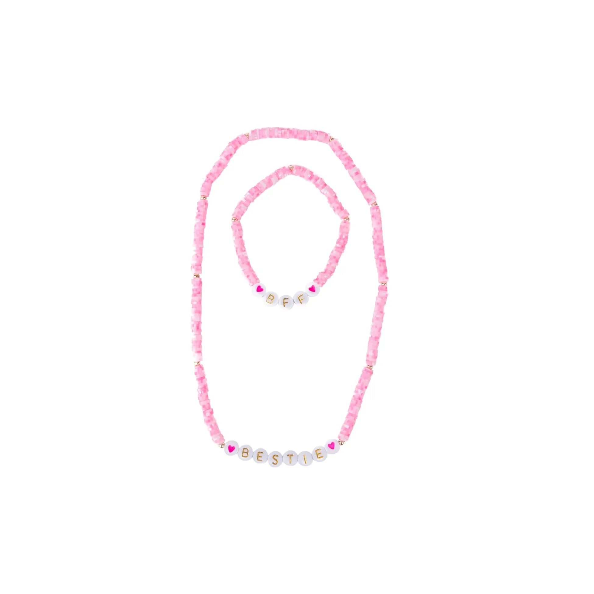 Great Pretenders Bestie Necklace & Bracelet Set, 2pc-Great Pretenders-Little Giant Kidz