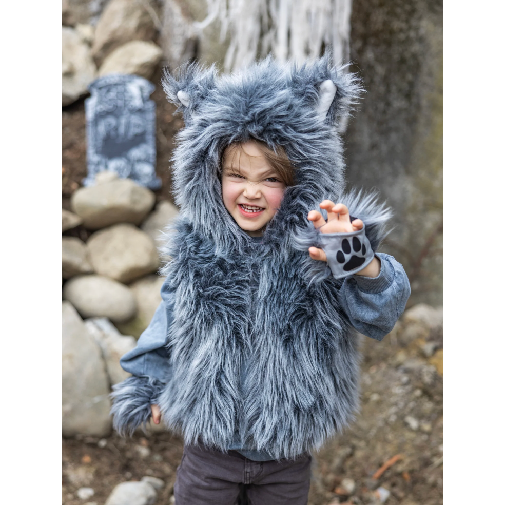 Great Pretenders Big Bad Wolf Vest with Gloves-Great Pretenders-Little Giant Kidz