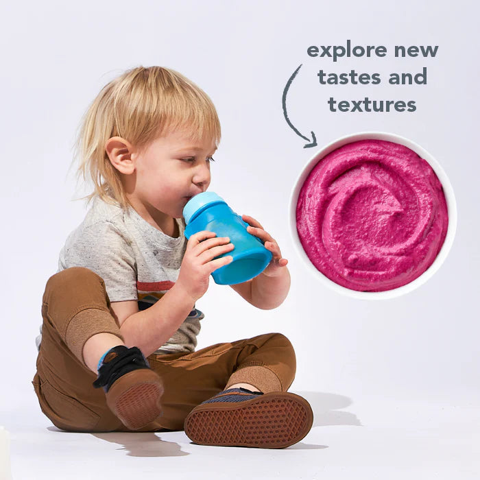 Green Sprouts Silicone and Sprout Ware® Food Pocket (5 oz.) - Yellow 6M+-Green Sprouts-Little Giant Kidz