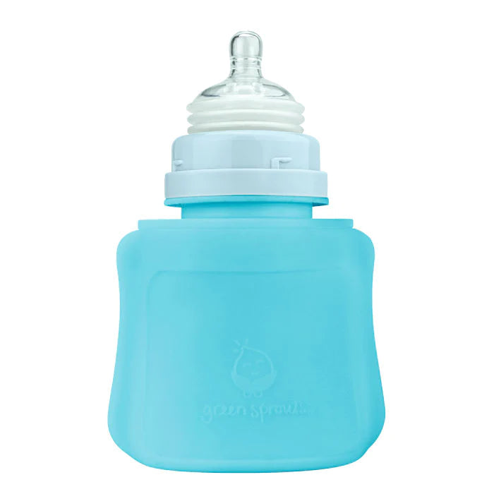 Green Sprouts Silicone and Sprout Ware® Baby Pocket - Aqua 0M+-Green Sprouts-Little Giant Kidz