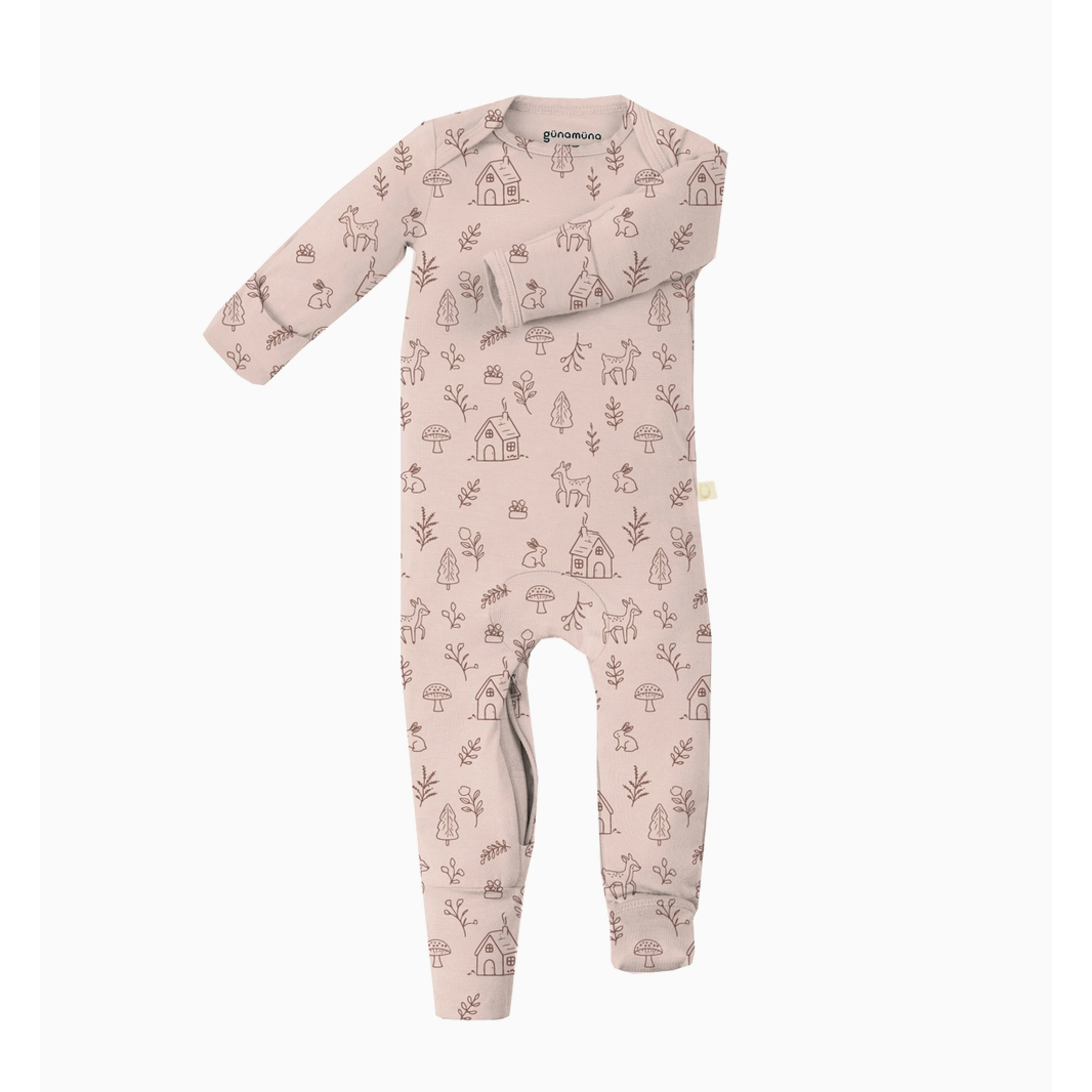 Gunamuna Convertible Footie Pajama- Doe.Re.Mi-GUNAMUNA-Little Giant Kidz