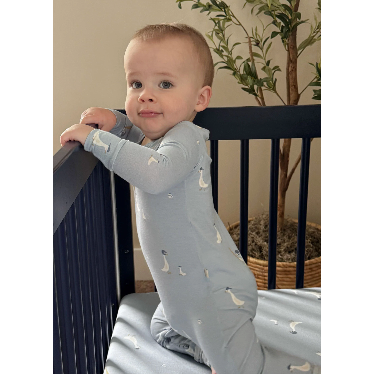 Gunamuna Convertible Footie Pajama- Football Goose-GUNAMUNA-Little Giant Kidz