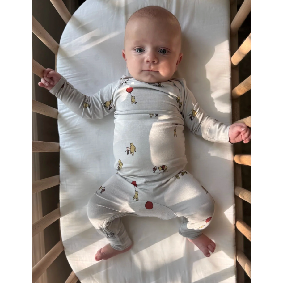 Gunamuna Convertible Footie Pajama- Pooh-GUNAMUNA-Little Giant Kidz