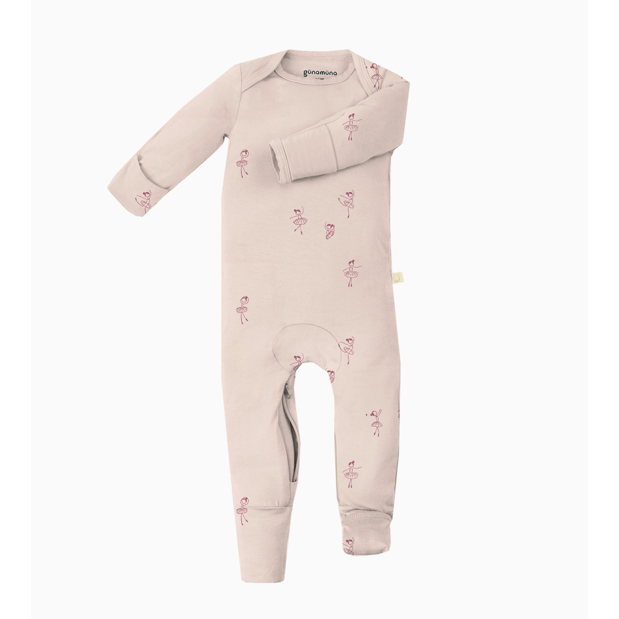 Gunamuna Convertible Footie Pajama- Twirl-GUNAMUNA-Little Giant Kidz