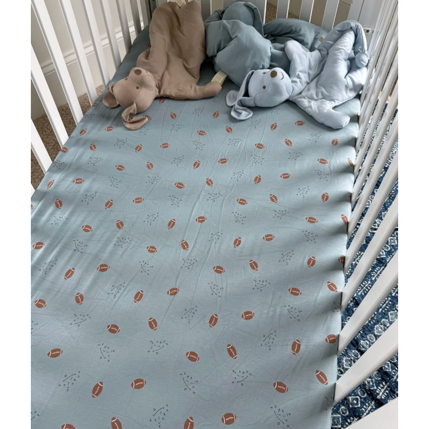 Gunamuna Crib Sheet - Football-GUNAMUNA-Little Giant Kidz