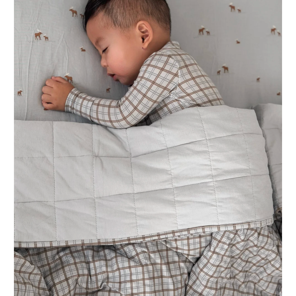 Gunamuna Mini Cloud 1.0 TOG Blanket - Plaid-GUNAMUNA-Little Giant Kidz