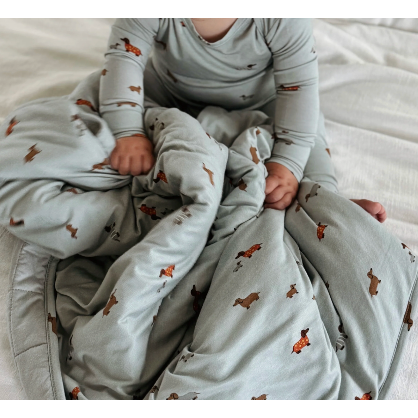 Gunamuna Mini Cloud 1.0 TOG Blanket -woof-GUNAMUNA-Little Giant Kidz