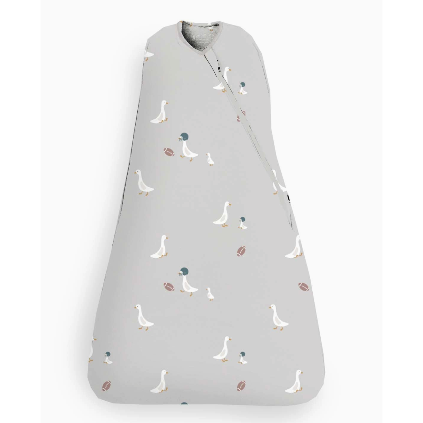 Gunamuna Swaddle Sleep Sack 1.0 Tog - Football Goose-GUNAMUNA-Little Giant Kidz