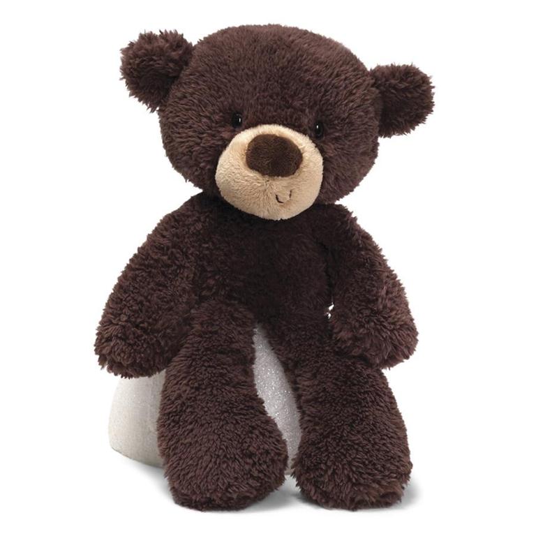 Gund Fuzzy Bear Chocolate - 13.5"-GUND-Little Giant Kidz