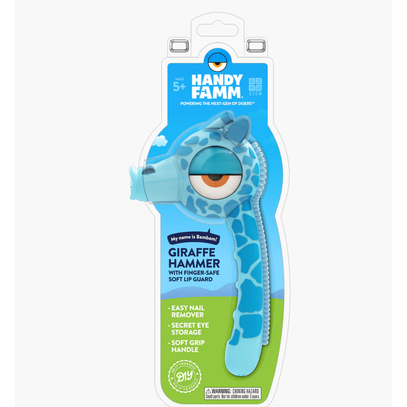 Handy Famm STEM Starter Hammer - Giraffe-HANDY FAMM-Little Giant Kidz