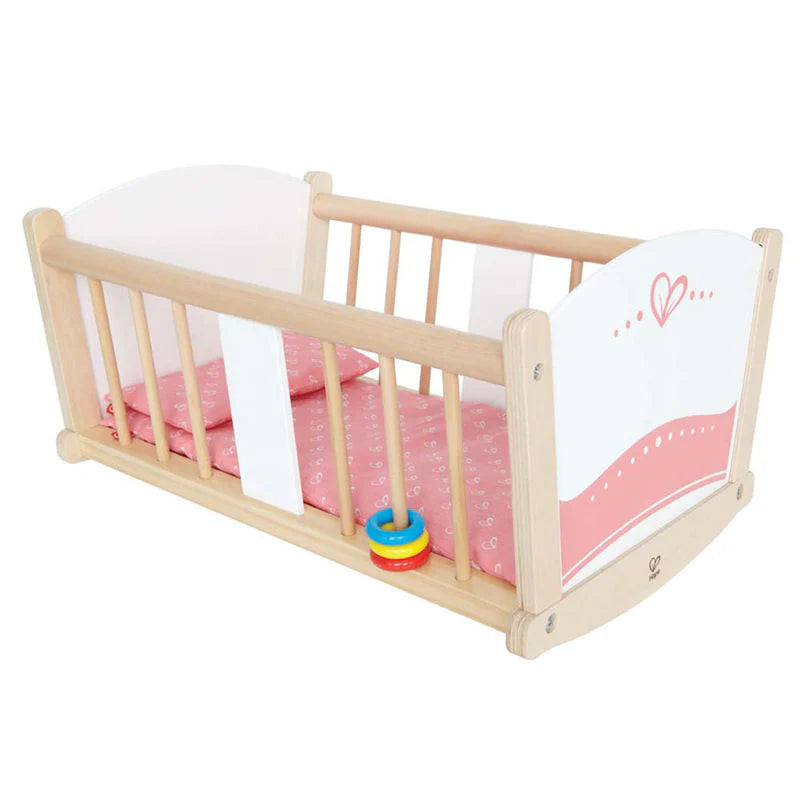 Hape Babydoll Rock-a-bye Babydoll Cradle-HAPE-Little Giant Kidz