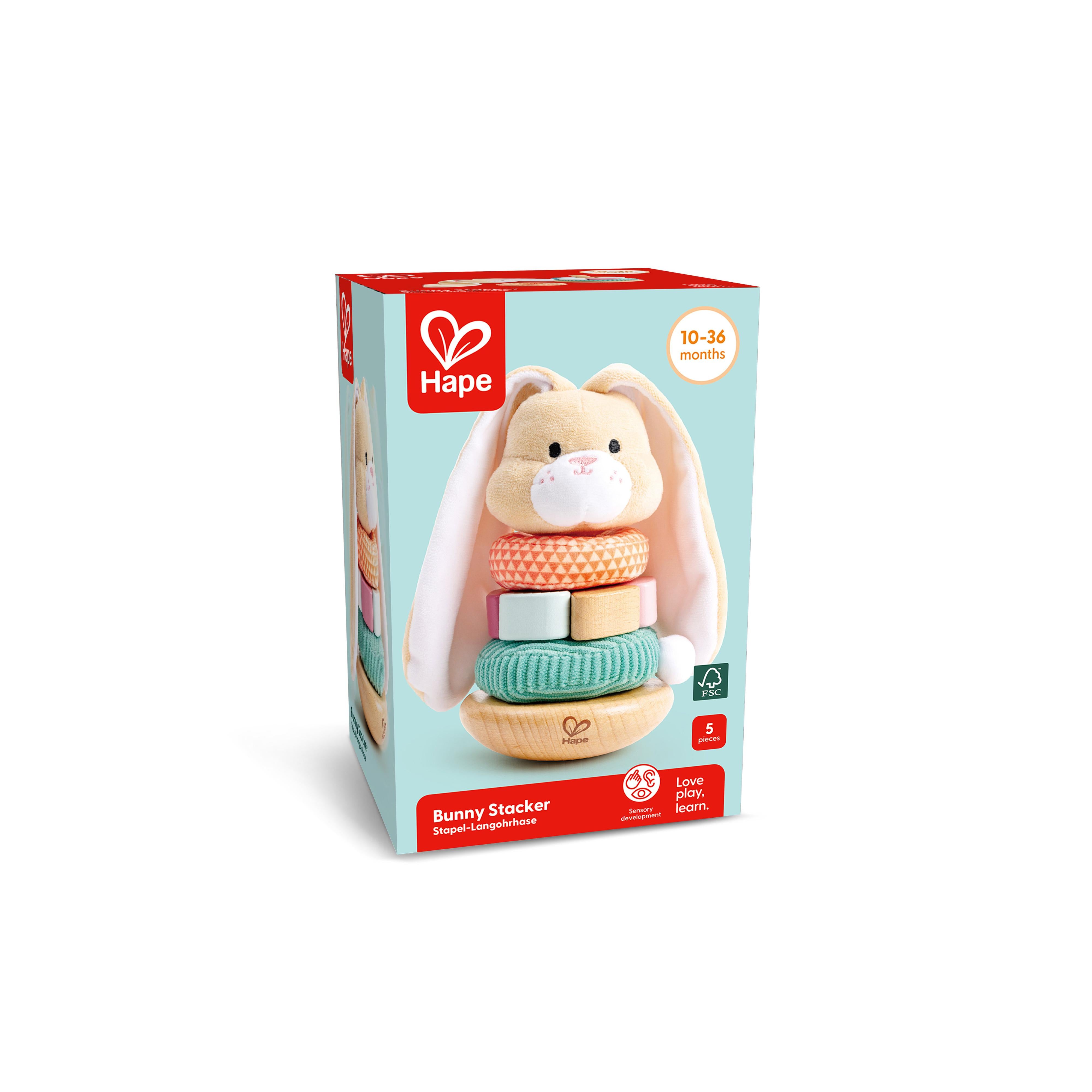 Hape Bunny Stacker-HAPE-Little Giant Kidz