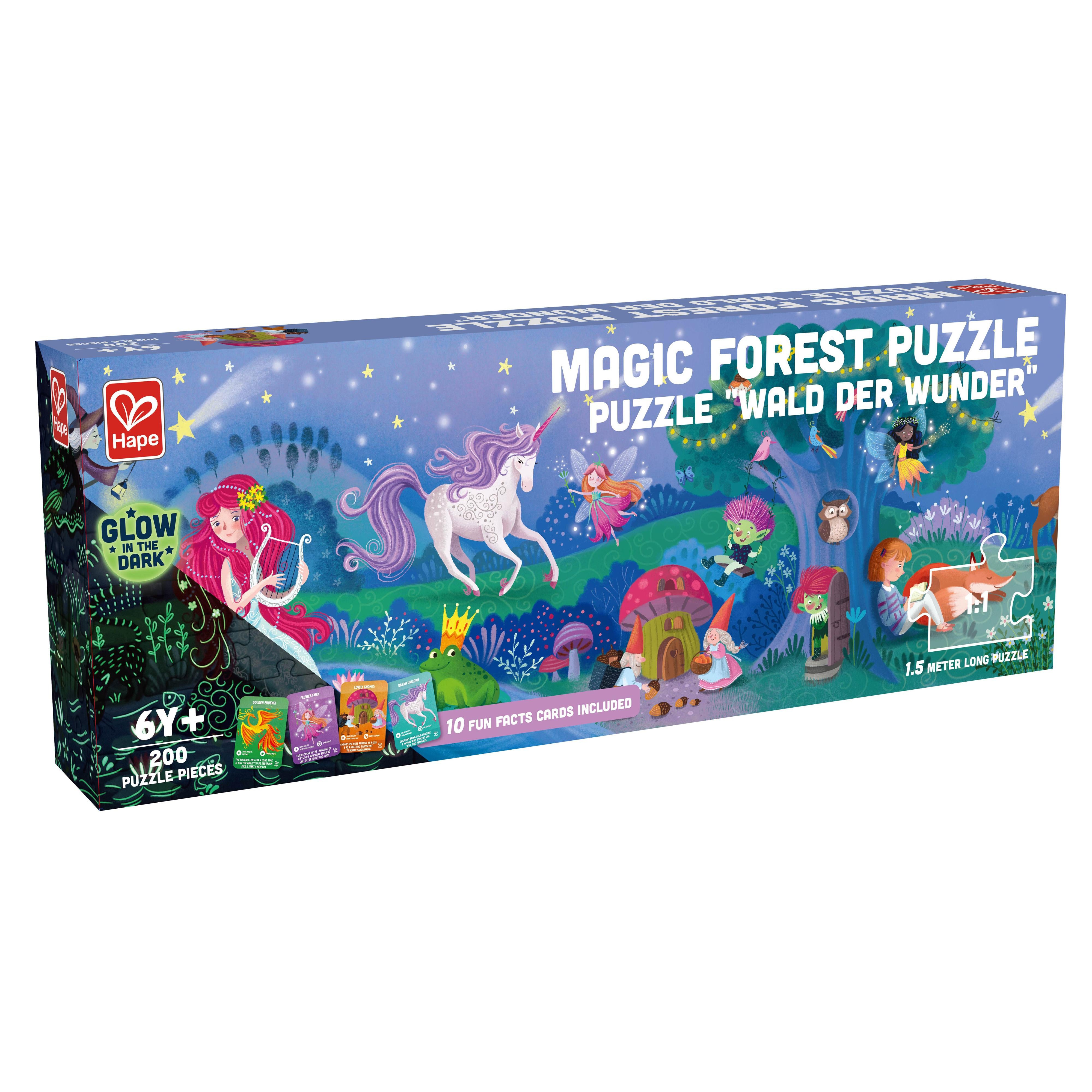 Hape Magic Forest Puzzle- Glow in the Dark-HAPE-Little Giant Kidz