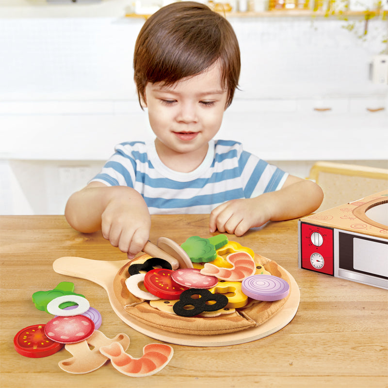 Hape Perfect Pizza Playset-HAPE-Little Giant Kidz