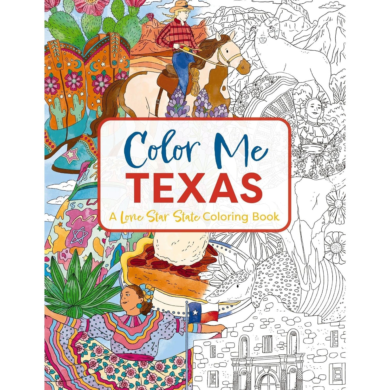 Harper Collins: Color Me Texas: A Lone Star State Coloring Book-HARPER COLLINS PUBLISHERS-Little Giant Kidz
