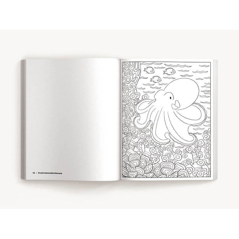 Harper Collins: Color Me Under the Sea: An Adorable Adult Coloring Book-HARPER COLLINS PUBLISHERS-Little Giant Kidz