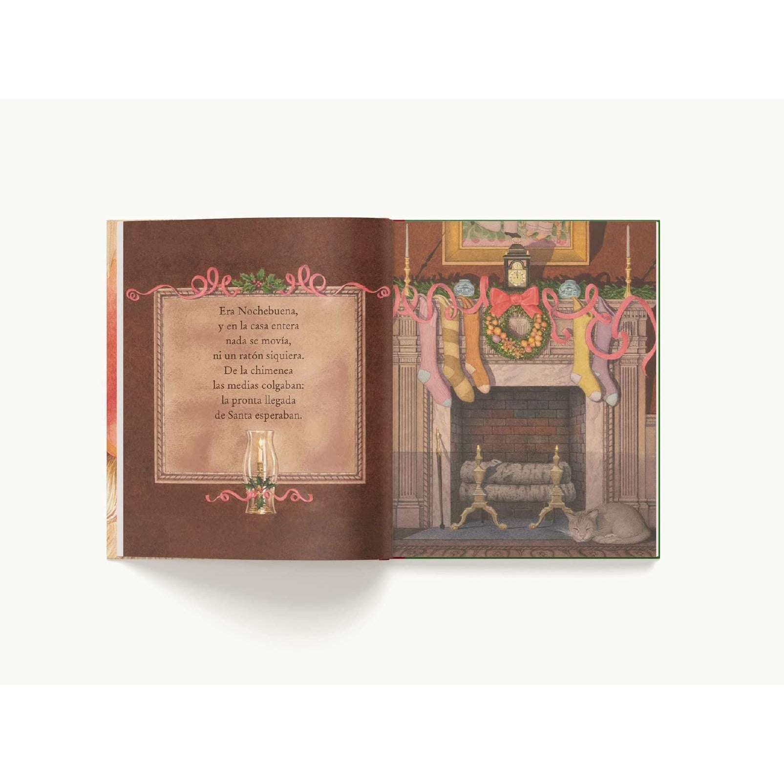 Harper Collins: Cuento de Nochebuena, Una Visita de San Nicolas (SPANISH) (Hardcover Book)-HARPER COLLINS PUBLISHERS-Little Giant Kidz