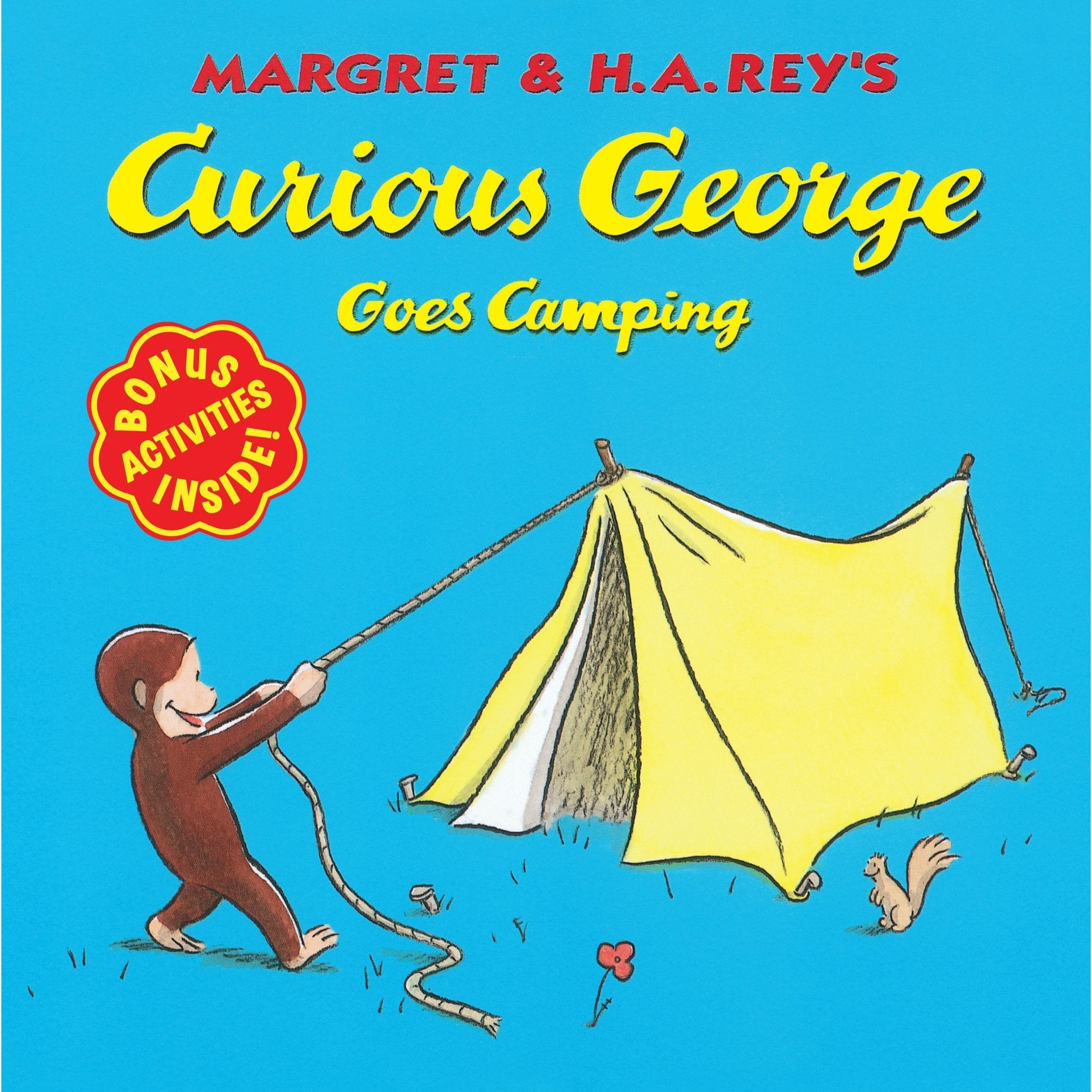 Harper Collins: Curious George Goes Camping (Paperback Book)-HARPER COLLINS PUBLISHERS-Little Giant Kidz